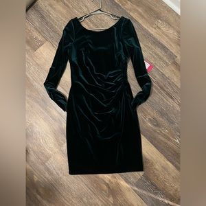 Vince Camuto Velvet Green Dress